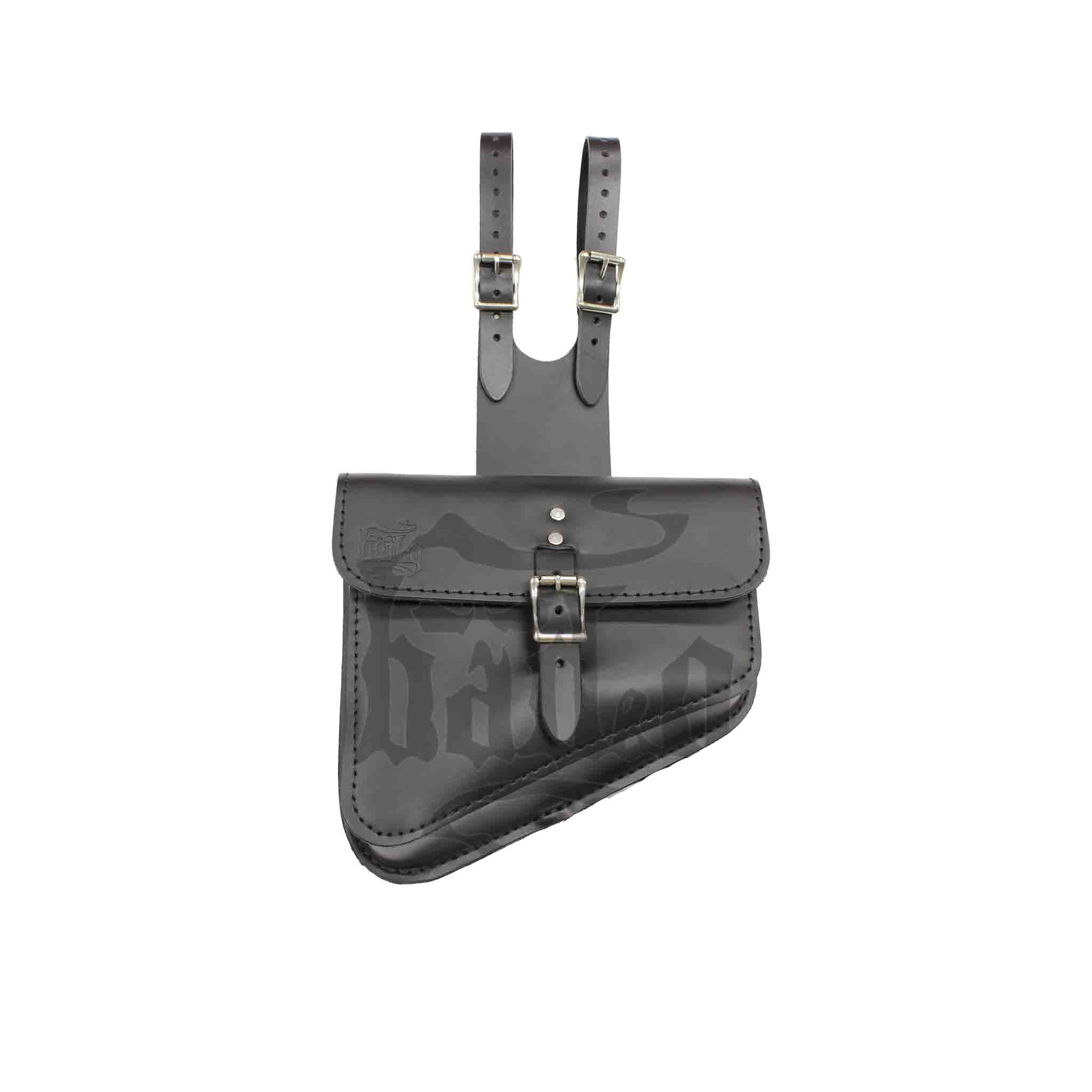 Upgrade your Harley-Davidsonยฎ Dyna with the DBB011 Dyna Strap On Battery Bag. Hand crafted in USA with premium leather and top quality hardware. Durable and stylish, it's the perfect fit for your motorcycle.