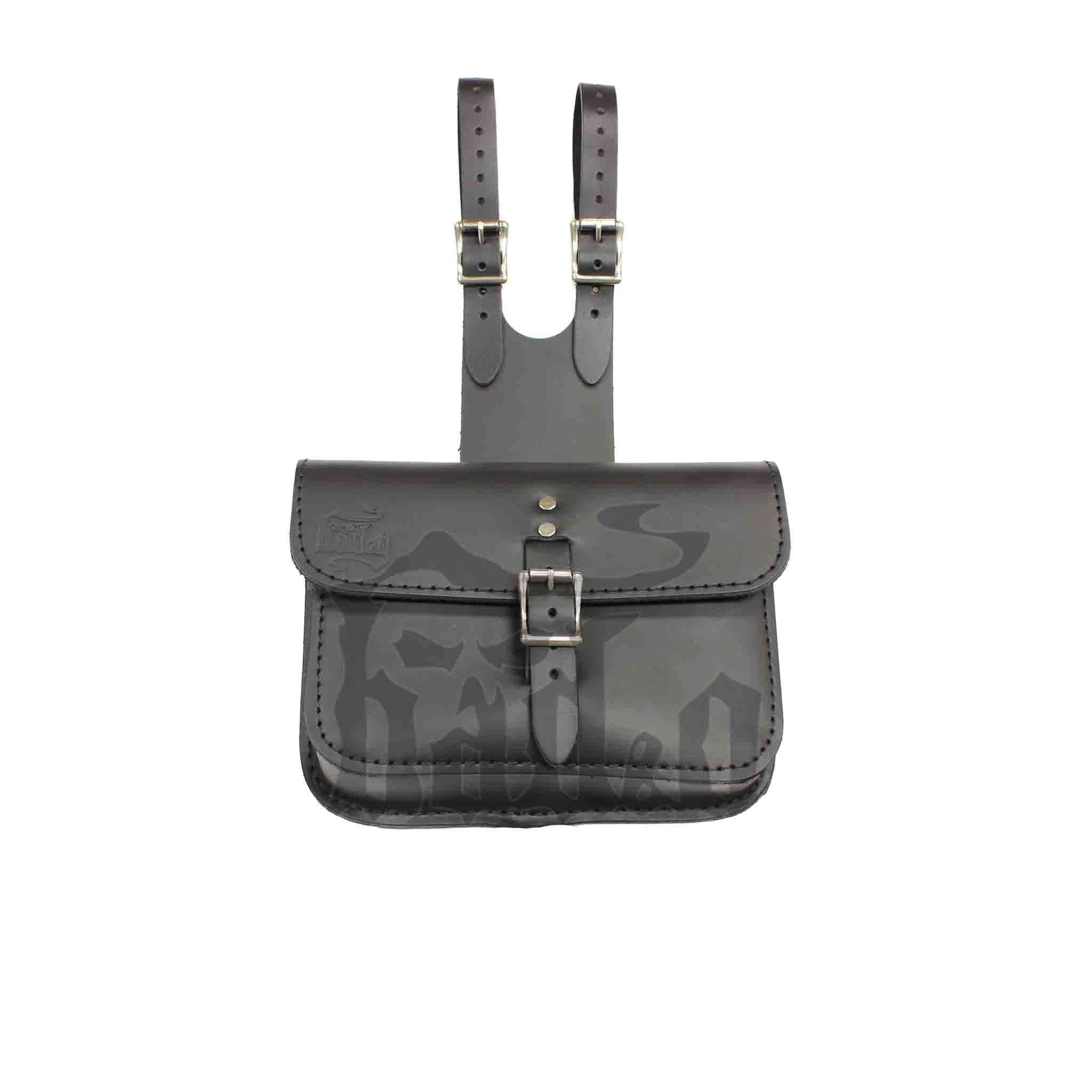 Upgrade your Harley-Davidsonยฎ Dyna with the DBB021 Dyna Strap On Battery Bag. Hand crafted in USA with premium leather and top quality hardware. Durable and stylish, it's the perfect fit for your motorcycle.