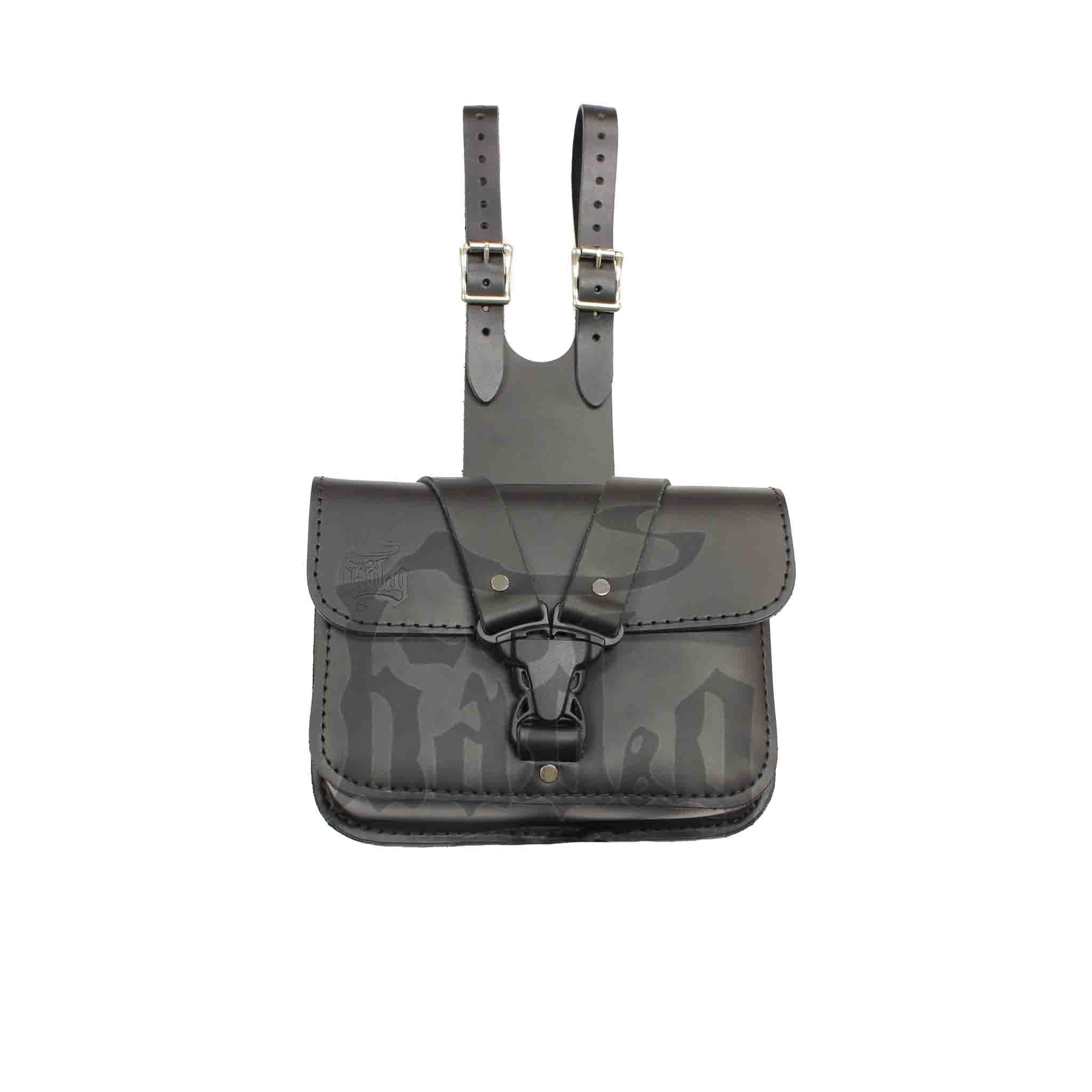 Upgrade your Harley-Davidsonยฎ Dyna with the DBB041 Dyna Strap On Battery Bag. Hand crafted in USA with premium leather and top quality hardware. Durable and stylish, it's the perfect fit for your motorcycle.