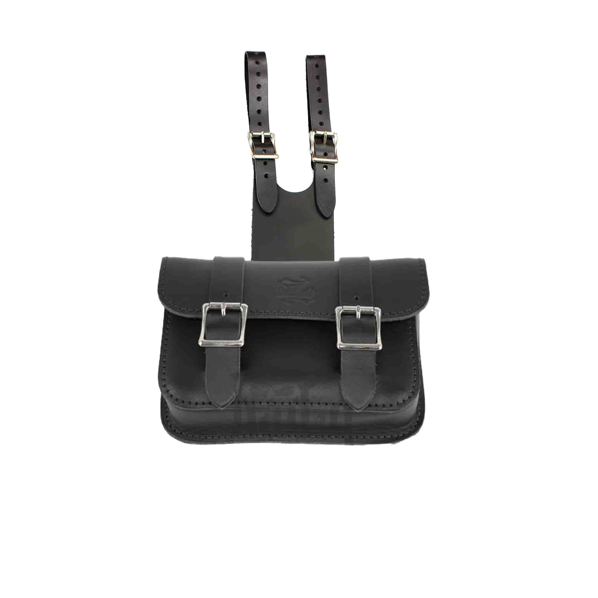 Upgrade your Harley-Davidsonยฎ Dyna with the DBB061 Dyna Strap On Battery Bag. Hand crafted in USA with premium leather and top quality hardware. Durable and stylish, it's the perfect fit for your motorcycle.
