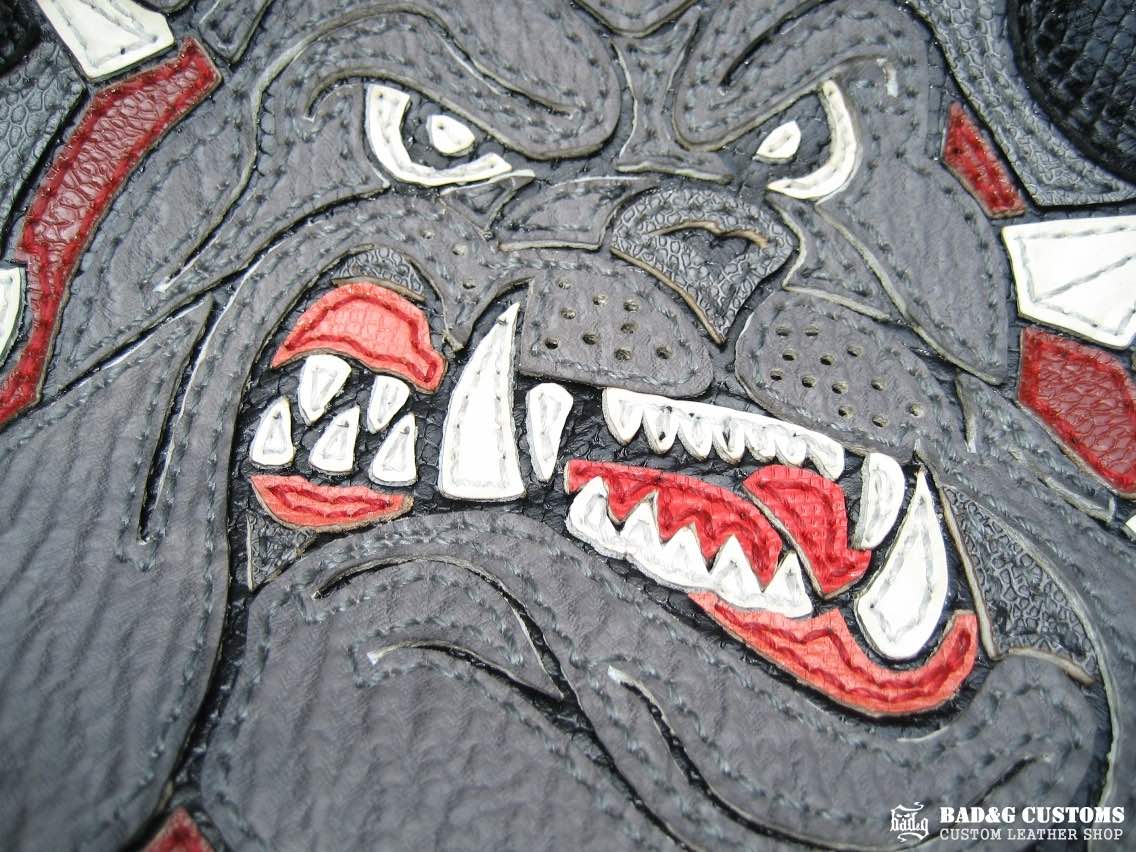 Honda VTX 1300 1800 Bulldog Seat and Tool Bag Set