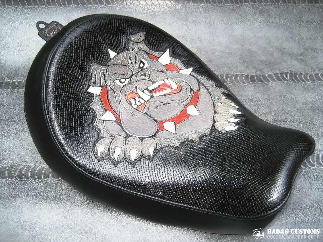 Honda VTX 1300 1800 Bulldog Seat and Tool Bag Set