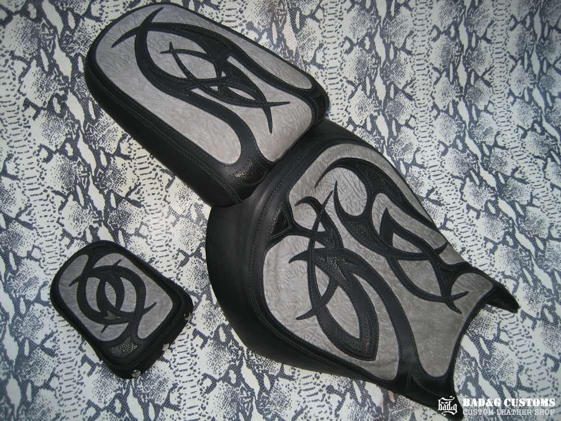 Honda VTX 1300 1800 Tribal Custom Seat and Backrest