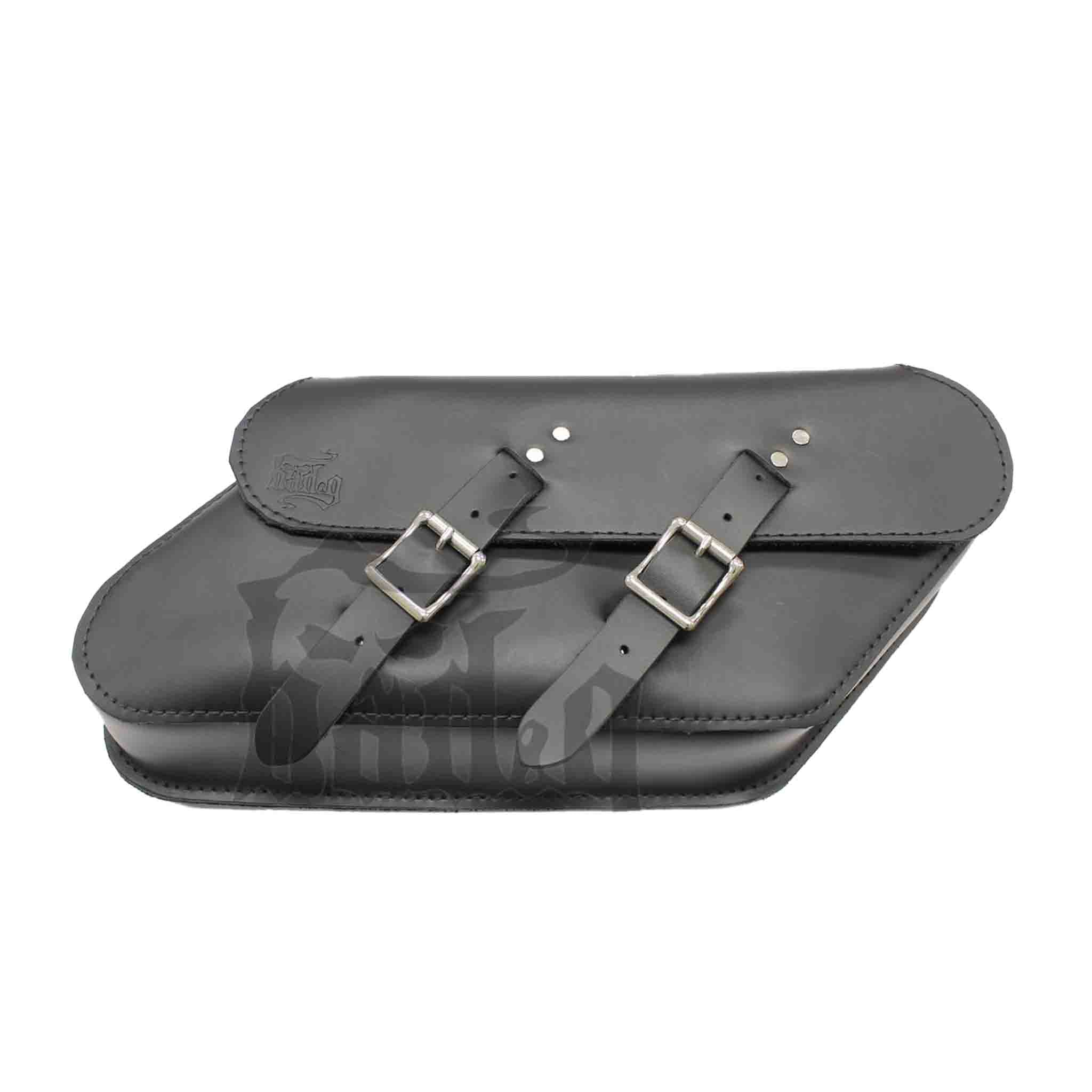 Upgrade your Harley-Davidson® Softail with the SHR05 Right Side Fender Strut Solo Bag. Hand crafted in USA with premium leather and top quality hardware. Designed to fit all Harley-Davidson® Softail models and years. Durable and stylish, it features easy installation and it's the perfect fit for your motorcycle.