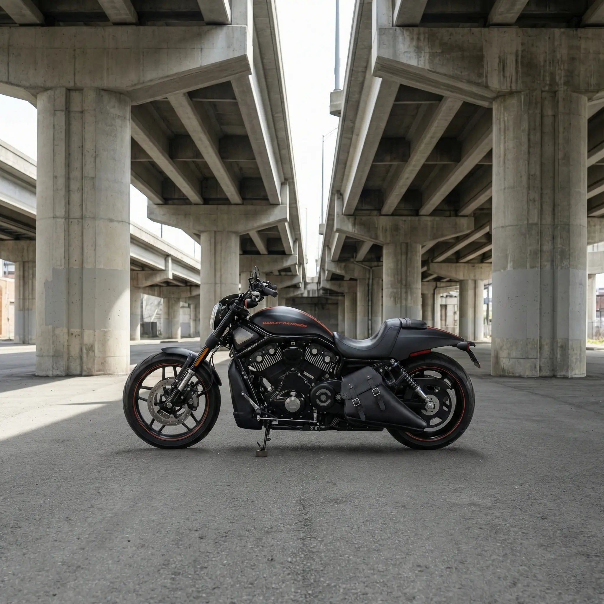 H-D® V-Rod Left Side Solo Bag - VRL04