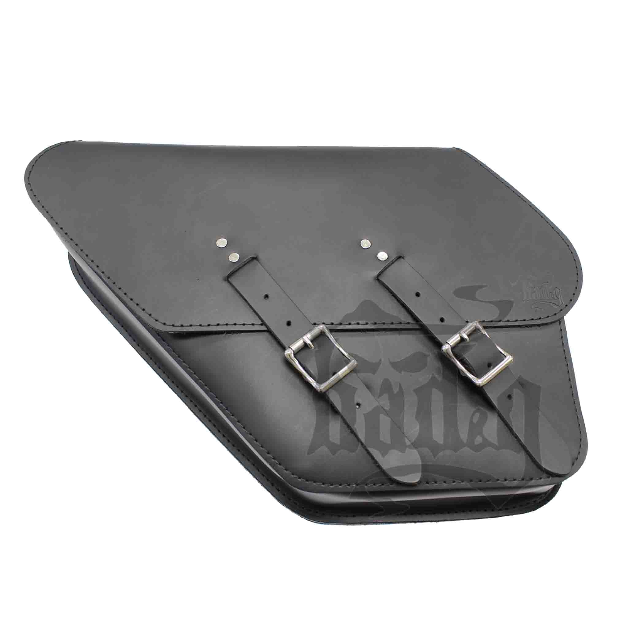 Upgrade your Harley-Davidson® Dyna with the DL01 Dyna Left Side Solo Bag. Hand crafted in USA with premium leather and top quality hardware. Durable and stylish, it's the perfect fit for your motorcycle.